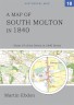 A map of South Molton in 1840