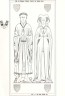 Sir Thomas Brook Kt. & Johan his wife in Thorncombe Church, Devon: height of effigies, 5 feet  2 in.