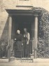[Miss Kate Tupman and her mother Mrs Tupman outside Primrose Cottage, 15 North Street, Exmouth, August 1927]