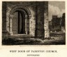West door of Paignton Church, Devonshire